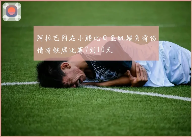 阿拉巴因右小腿比目鱼肌超负荷伤情将缺席比赛7到10天